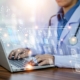 Medical professional using AI for billing